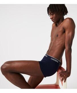 BOXERS 3 PACK TRUNK COTTON STRETCH AZUL MARINO