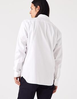 CAMISA LACOSTE REGULAR FIT OXFORD BLANCO