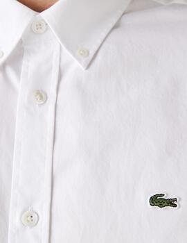 CAMISA LACOSTE REGULAR FIT OXFORD BLANCO