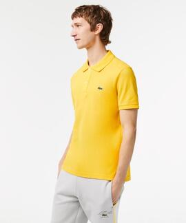 POLO LACOSTE SLIM FIT C7T AMARILLO MOSTAZA