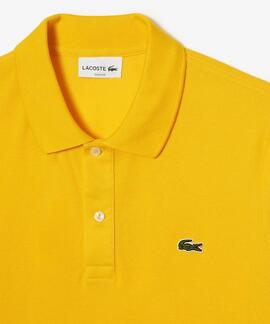 POLO LACOSTE SLIM FIT C7T AMARILLO MOSTAZA