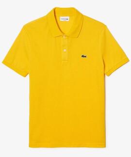 POLO LACOSTE SLIM FIT C7T AMARILLO MOSTAZA