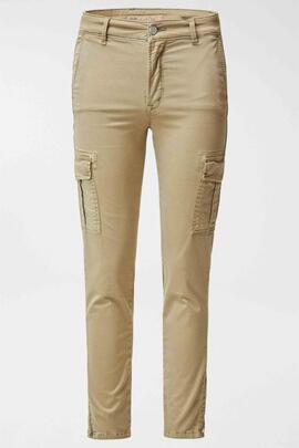 PANTALÓN CARGO PUSH IN GLAMOUR BEIGE