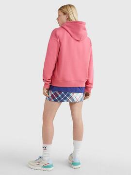 SUDADERA TARTAN 2 RELAXED FIT TARTAN 2 ROSA