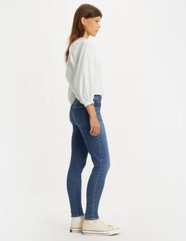 PANTALÓN VAQUERO 721 SKINNY DE TIRO ALTO BLUE WAVE MID