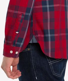 TJM ESSENTIAL BIG CHECK SHIRT SAMBA / MULTI