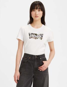 CAMISETA LEVI’S® THE PERFECT TEE BLANCA CON LOGO FLORAL