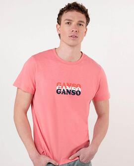 CAMISETA ESTAMPADA GANSO CORAL