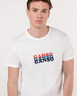 CAMISETA ESTAMPADA GANSO BLANCA