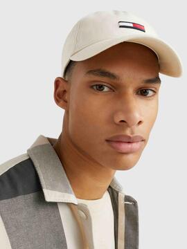 GORRA TOMMY CAP CLASSIC BEIGE