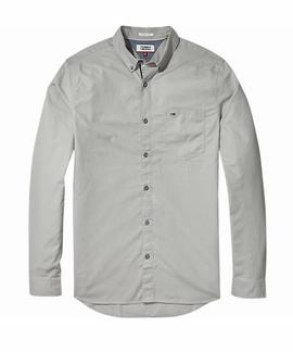 TJM TAPE DETAIL SHIRT REGULAR FIT DRIZZLE