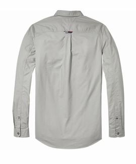 TJM TAPE DETAIL SHIRT REGULAR FIT DRIZZLE