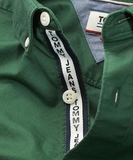 TJM TAPE DETAIL SHIRT REGULAR FIT HUNTER GREEN