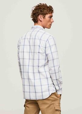 CAMISA POPELÍN LORIAN SLIM FIT BLANCA