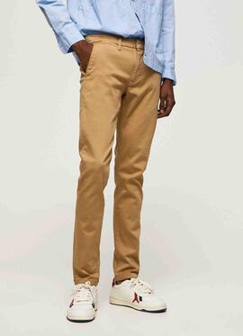 PANTALÓN BOLSO CHINO JAMES SLIM FIT CAMEL