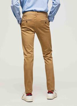 PANTALÓN BOLSO CHINO JAMES SLIM FIT CAMEL