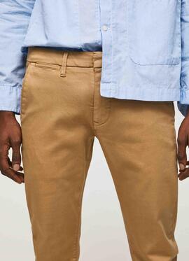 PANTALÓN BOLSO CHINO JAMES SLIM FIT CAMEL