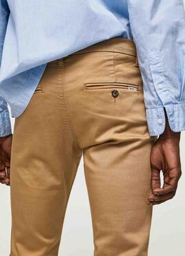 PANTALÓN BOLSO CHINO JAMES SLIM FIT CAMEL