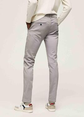 PANTALÓN BOLSO CHINO JAMES SLIM FIT GRIS