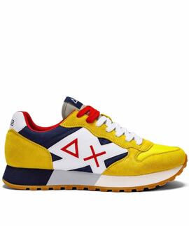 ZAPATILLAS JAKI TRICOLORS AMARILLO Y AZUL MARINO