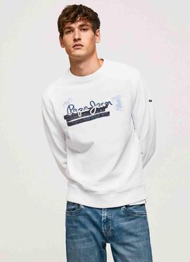 SUDADERA ALEXANDER REGULAR FIT BLANCA