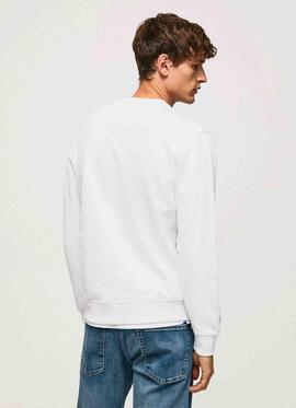 SUDADERA ALEXANDER REGULAR FIT BLANCA