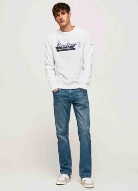 SUDADERA ALEXANDER REGULAR FIT BLANCA