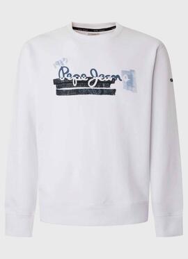 SUDADERA ALEXANDER REGULAR FIT BLANCA