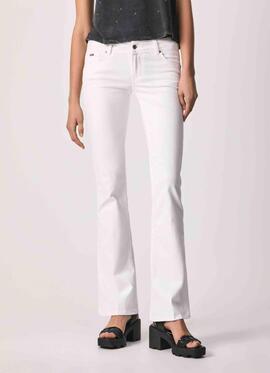 PANTALÓN VAQUERO NEW PIMLICO FLARE DENIM BLANCO