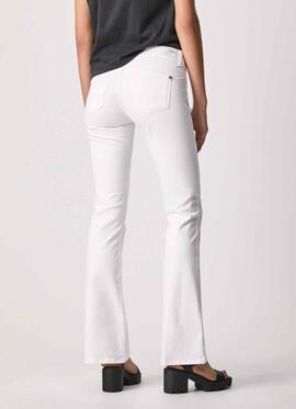 PANTALÓN VAQUERO NEW PIMLICO FLARE DENIM BLANCO