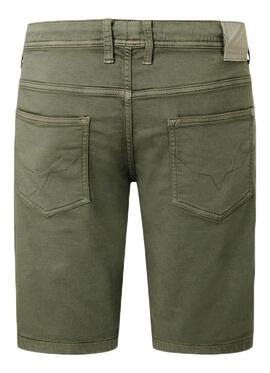 BERMUDA JAGGER SHORT SLIM FIT GYMDIGO VERDE CAQUI DEGRADÉ