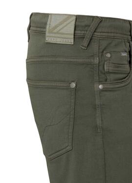 BERMUDA JAGGER SHORT SLIM FIT GYMDIGO VERDE CAQUI DEGRADÉ