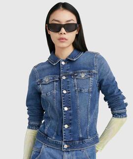 CAZADORA VAQUERA VIVIANNE SLIM FIT BG1132 EN DENIM AZUL