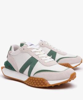 ZAPATILLAS LACOSTE L-SPIN DELUXE BLANCO Y VERDE