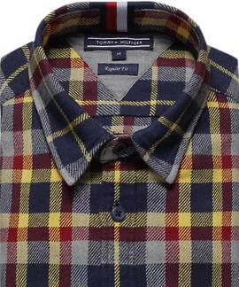 HEAVY TWILL MULTI PLAID SHIRT REGULAR FIT