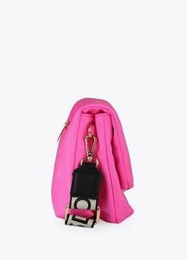 BOLSO BANDOLERA ACOLCHADO FUCSIA FLUOR