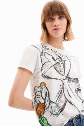 CAMISETA MANGA CORTA BUGS BUNNY BLANCA