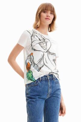 CAMISETA MANGA CORTA BUGS BUNNY BLANCA