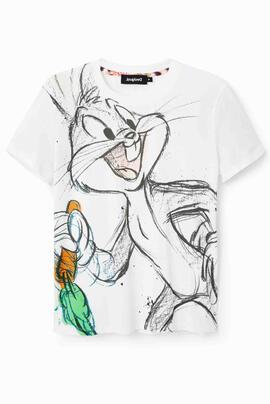 CAMISETA MANGA CORTA BUGS BUNNY BLANCA