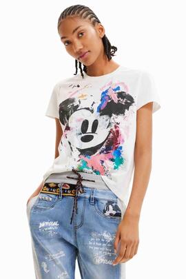 CAMISETA MICKEY MOUSE SPLATTER BLANCA