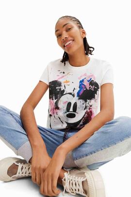 CAMISETA MICKEY MOUSE SPLATTER BLANCA