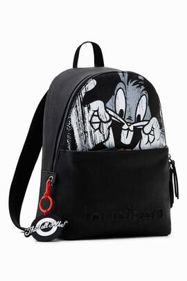 MOCHILA PEQUEÑA BUGS BUNNY NEGRA