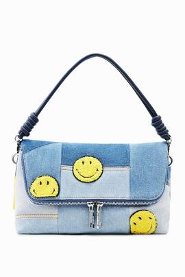 BOLSO BANDOLERA SMILEY® DENIM PATCH VENECIA