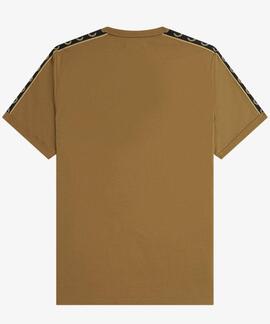 CAMISETA TAPED RINGER CAMEL