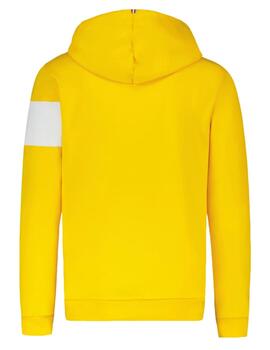 SUDADERA UNISEX BAH AMARILLA CON CAPUCHA