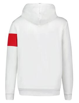 SUDADERA UNISEX TRI BLANCA CON CAPUCHA