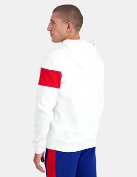 SUDADERA UNISEX TRI BLANCA CON CAPUCHA