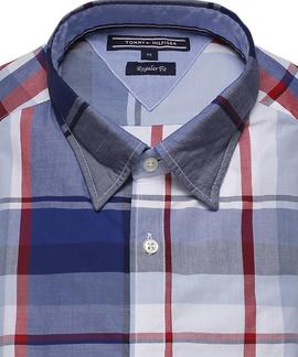 STRIKING CHECK SHIRT REGULAR FIT SODALITE BLUE