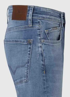 PANTALÓN VAQUERO CRANE SLIM TAPER MM5 POWERFLEX DENIM AZUL