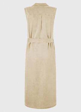 VESTIDO CAMISERO MAGGIE BEIGE